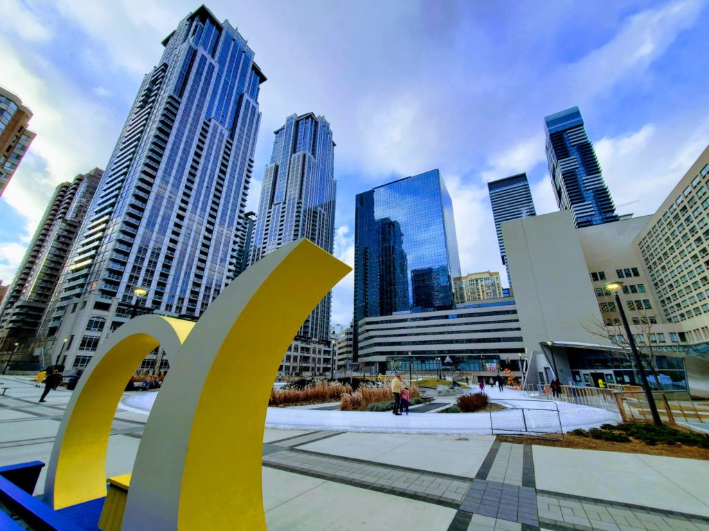 View of Barbara Ann Scott Ice Trail, Downtown Toronto