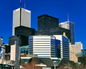 View of Downtown Toronto Skyscrapers